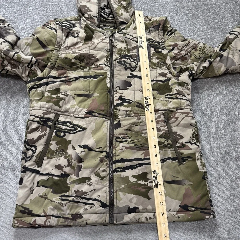 Under Armour Ridge Reaper 23 2-in-1 Jacket Medium Camo Hunting Removable Sleeves - Picture 11 of 15